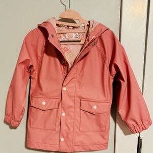 Kids Pink Hooded Jacket